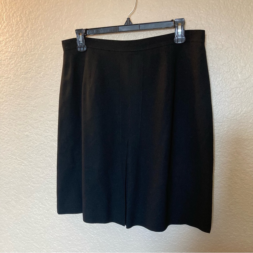 Ann Taylor Elegant Black Pencil Skirt